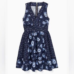 Blue Kate Spade Floral Dress